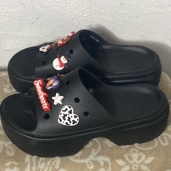 French laundry 5% spandex Jack & Sally cardigan 2X+CROCS Platforms sz9 - Picture 13 of 17